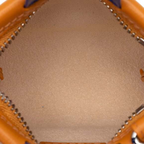 LOUIS VUITTON Orange Leather Bag Charm - Picture 4 of 7